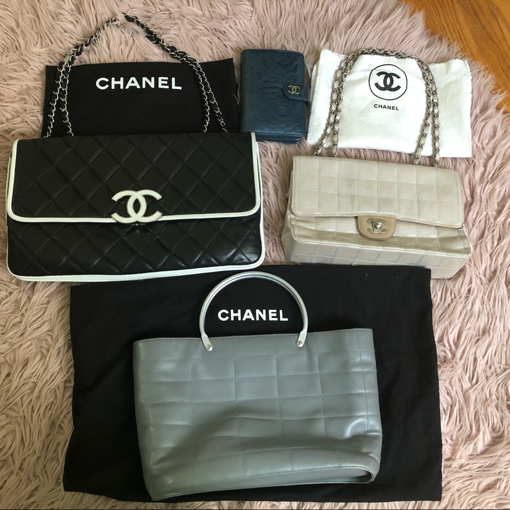 My small Chanel Collection.  Only SHARING ❤️❤️❤️